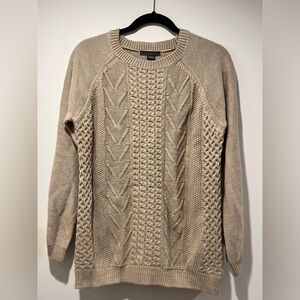 Suzy Shier Men's Beige Knitted Sweater Size L